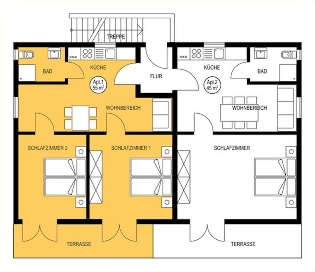 Adria Arba Apartments Rab Town Eksteriør bilde